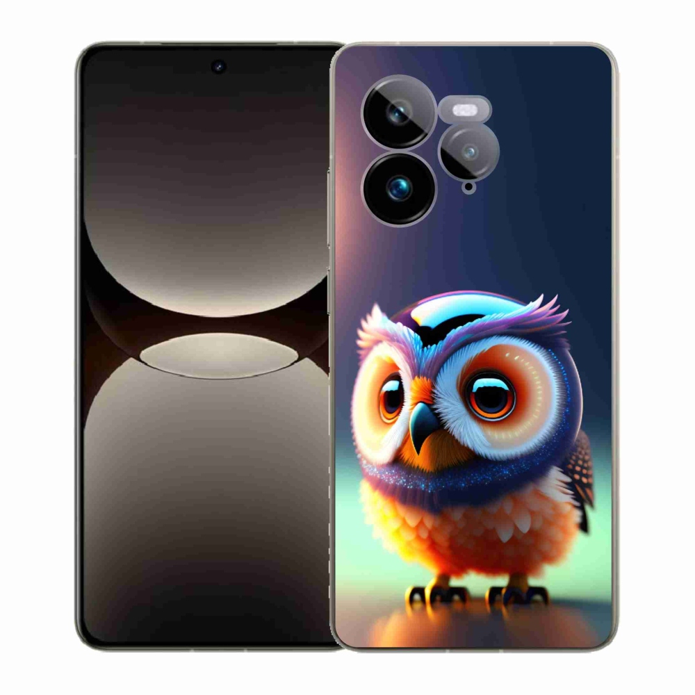Gelový kryt mmCase na Realme GT 7 Pro 5G - sovička