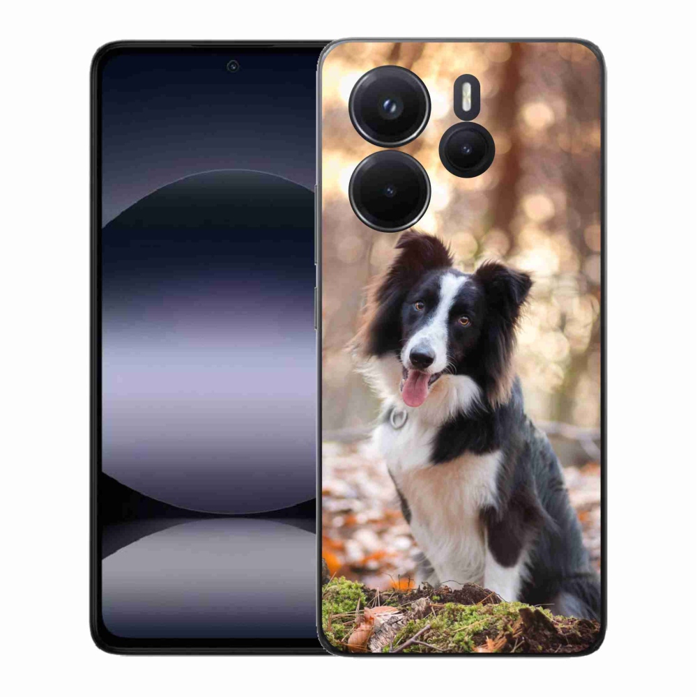 Gelový kryt mmCase na Xiaomi Redmi Note 14 - border kolie 1