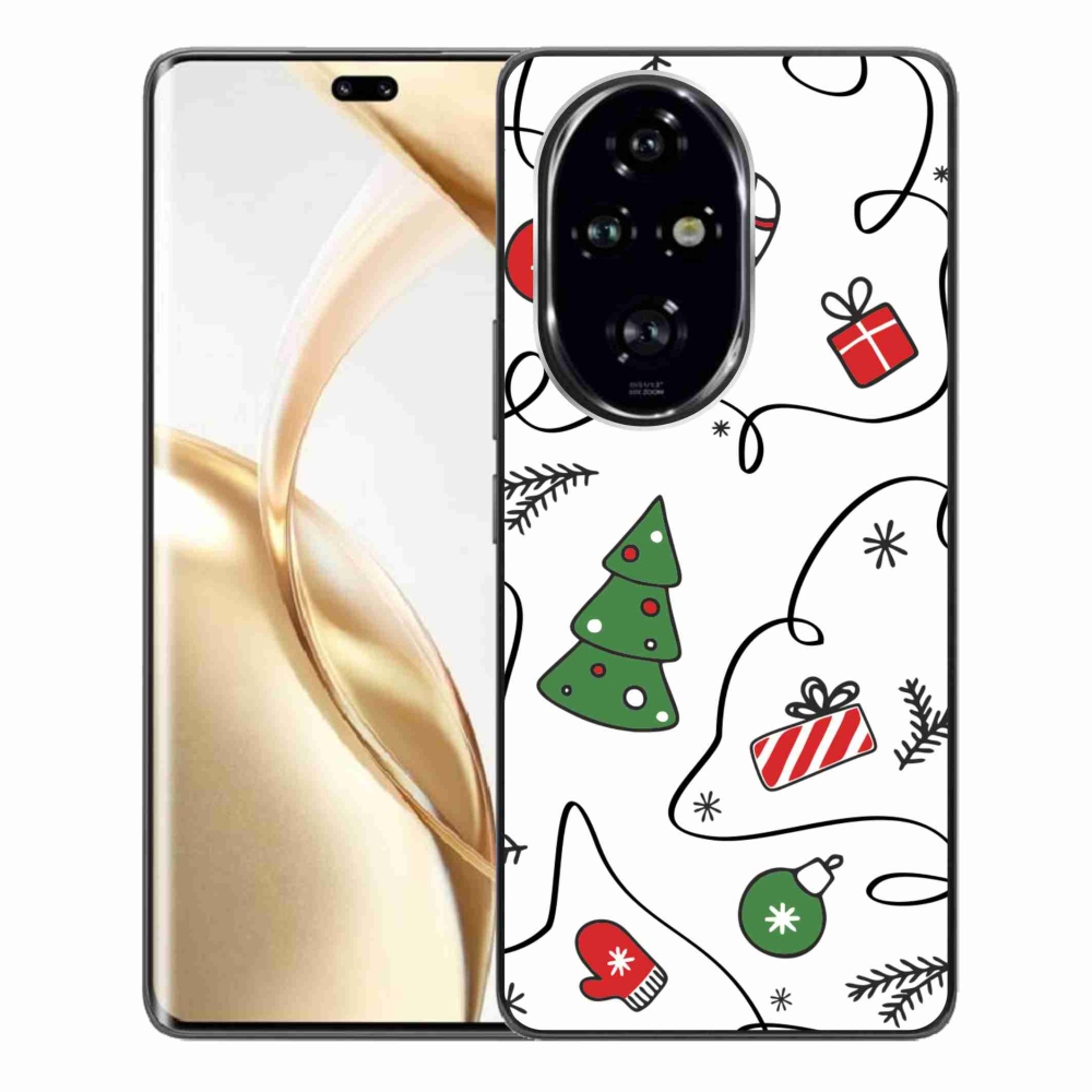 Gelový kryt mmCase na Honor 200 Pro 5G - vánoční motivy