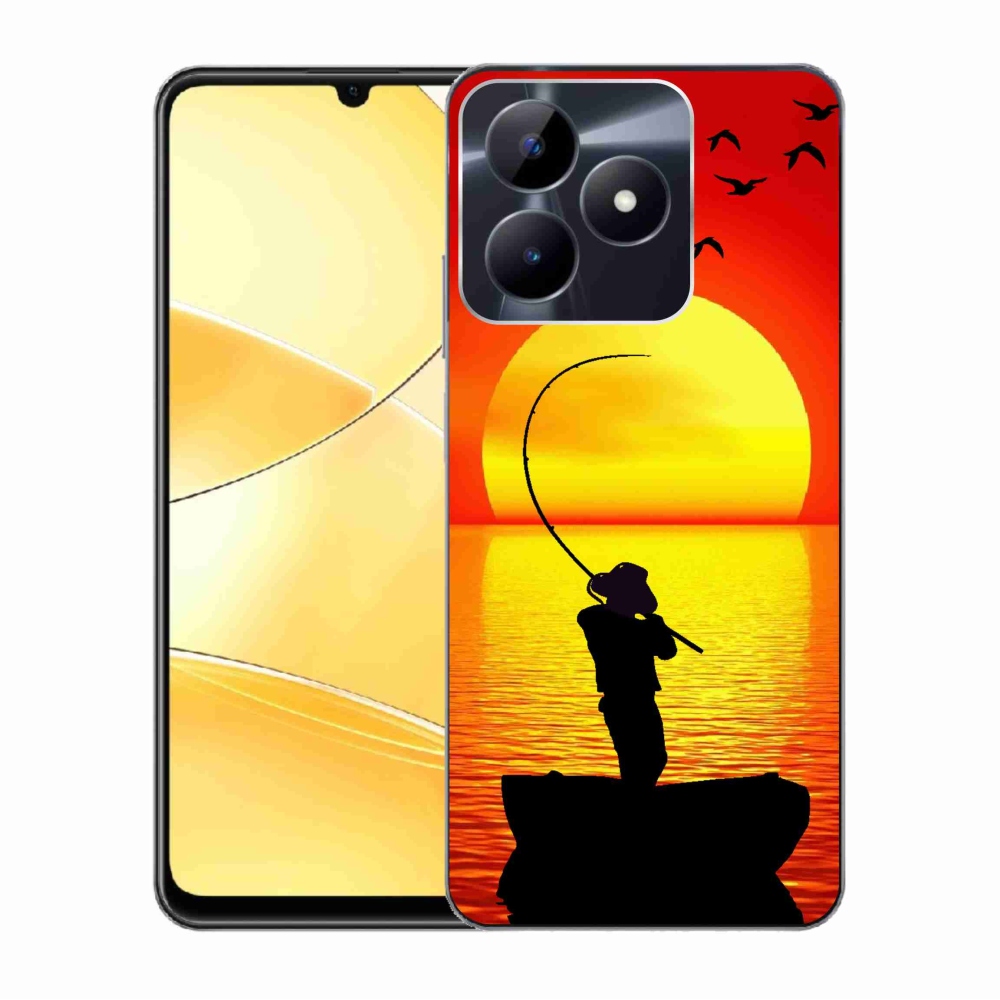 Gelový kryt mmCase na Realme C51/C53 - rybaření