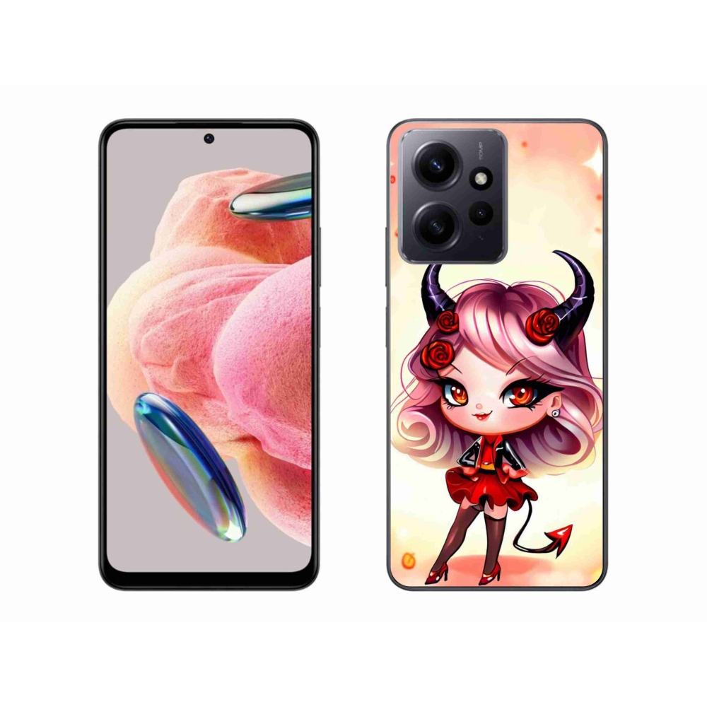 Gelový kryt mmCase na Xiaomi Redmi Note 12 4G - kreslená čertice