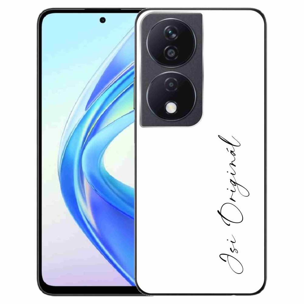 Gelový kryt mmCase na Honor X7b/Honor 90 Smart - jsi originál bílé pozadí