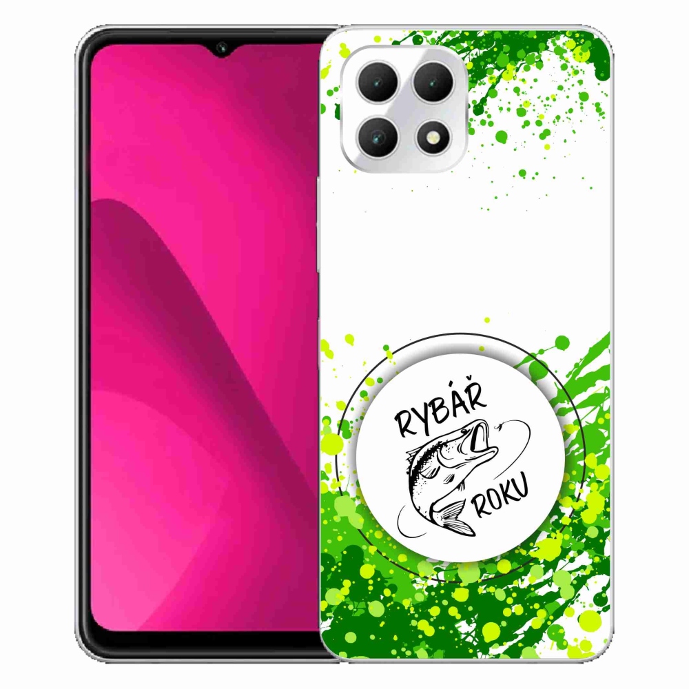 Gelový kryt mmCase na T-Mobile T Phone 2 - rybář roku bílé pozadí