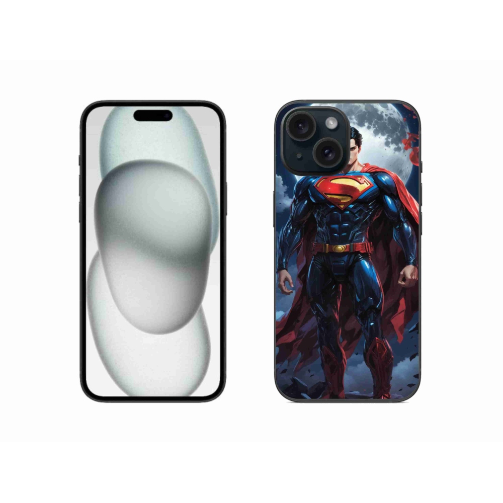 Gelový kryt mmCase na iPhone 15 - superman