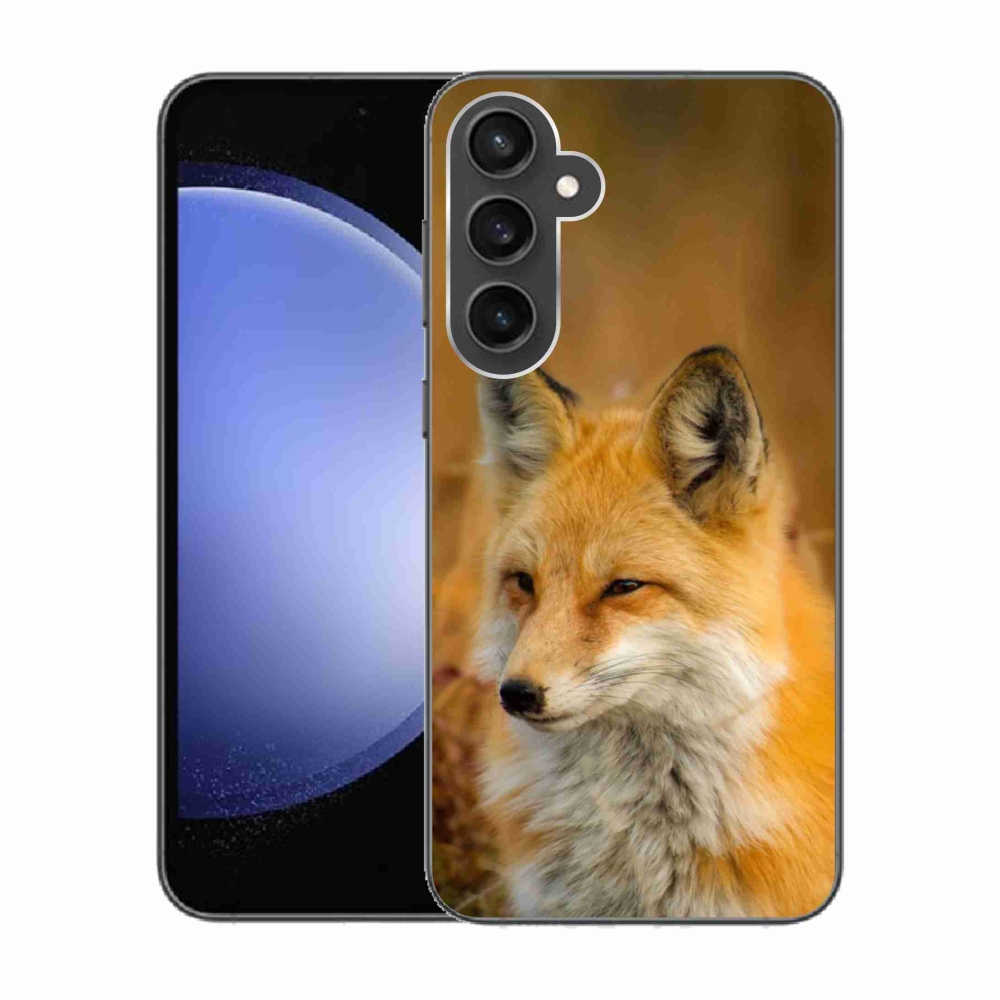 Gelový kryt mmCase na Samsung Galaxy S23 FE - liška