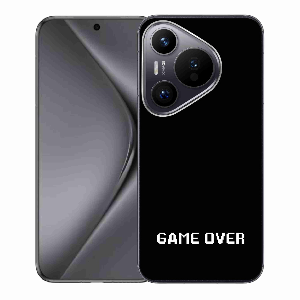 Gelový kryt mmCase na Huawei Pura 70 - game over černé pozadí