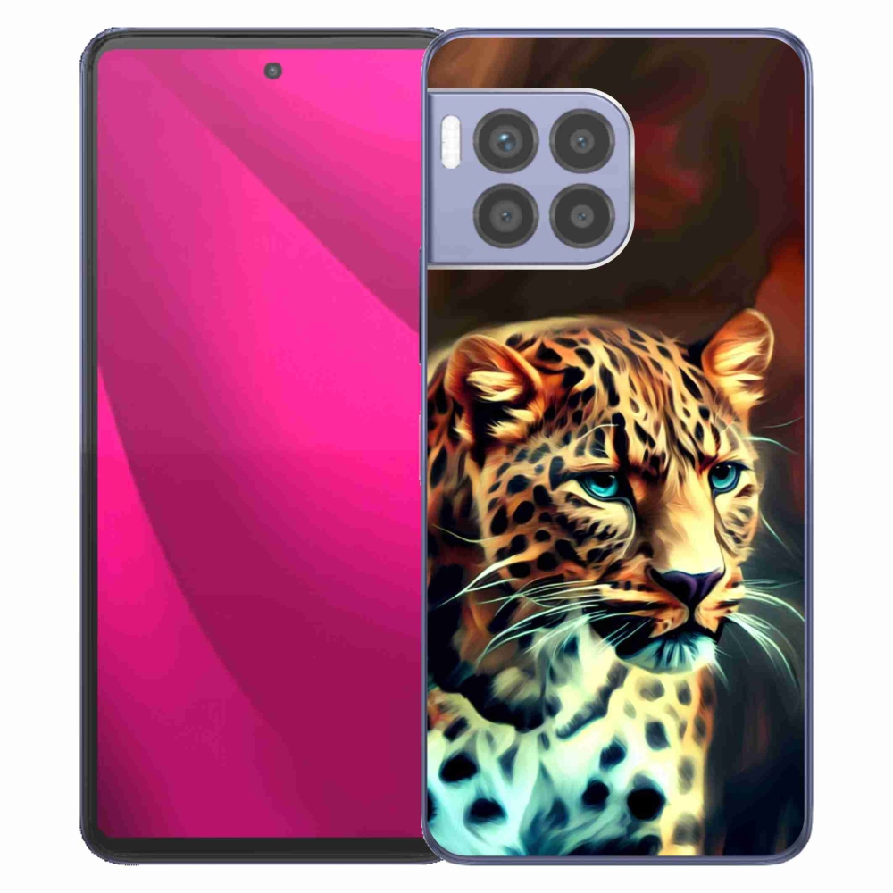 Gelový kryt mmCase na T-Mobile T Phone 2 Pro - leopard