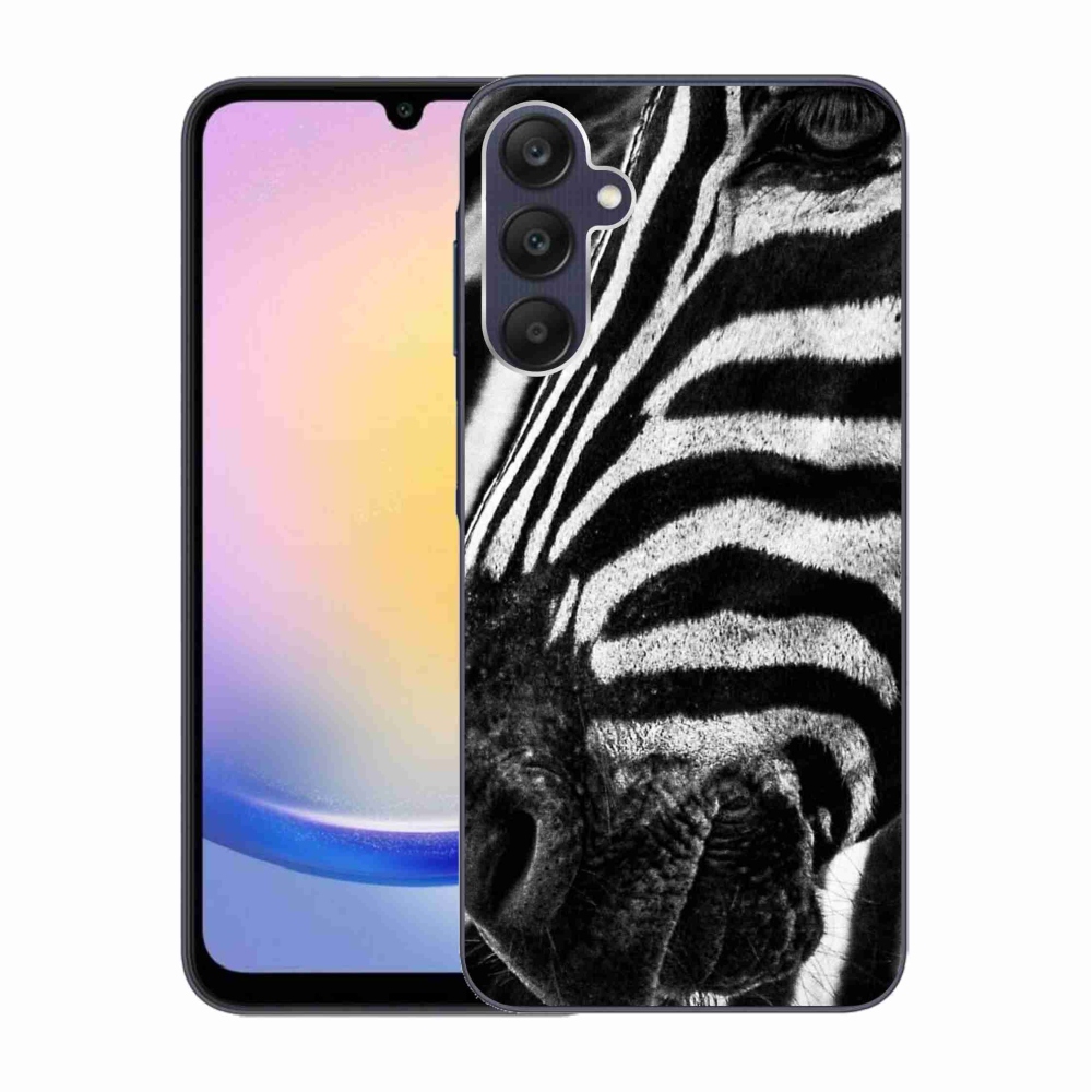 Gelový kryt mmCase na Samsung Galaxy A25 5G - zebra