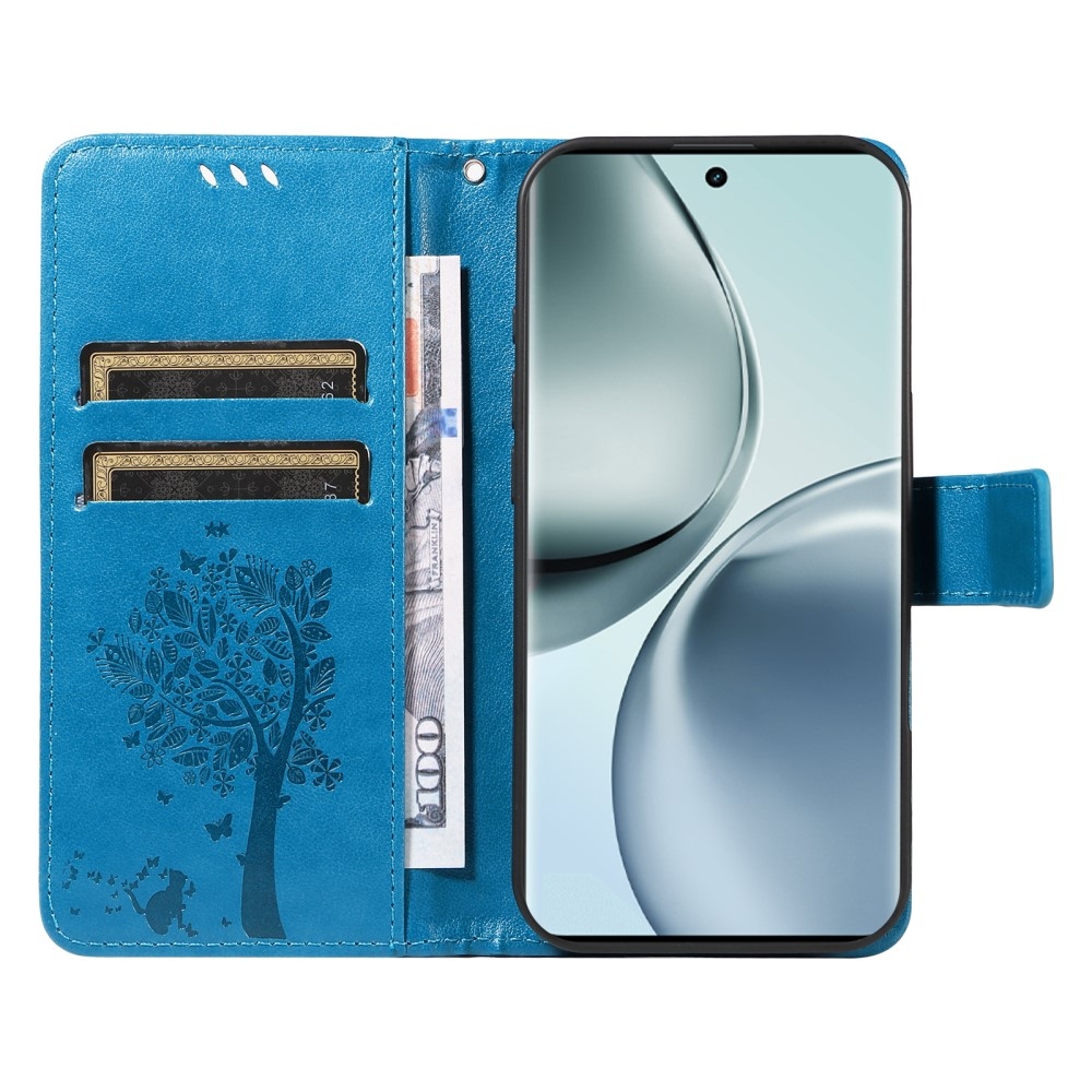 Trees knížkové pouzdro na Realme 14 Pro 5G - modré