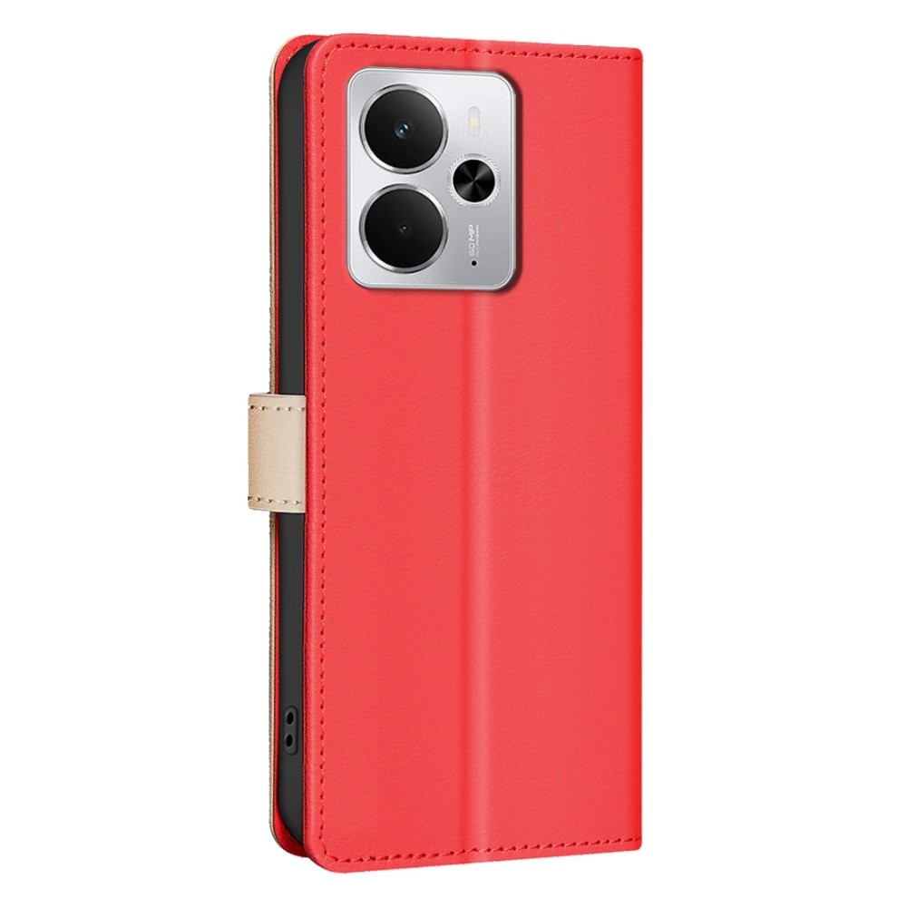 BNF DUO knížkové pouzdro na Realme 14 5G - červené