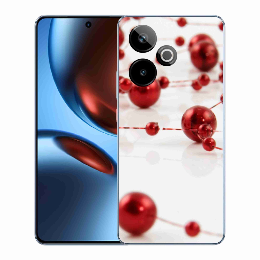 Gelový kryt mmCase na Realme GT 7 5G/GT 7T 5G - vánoční řetěz