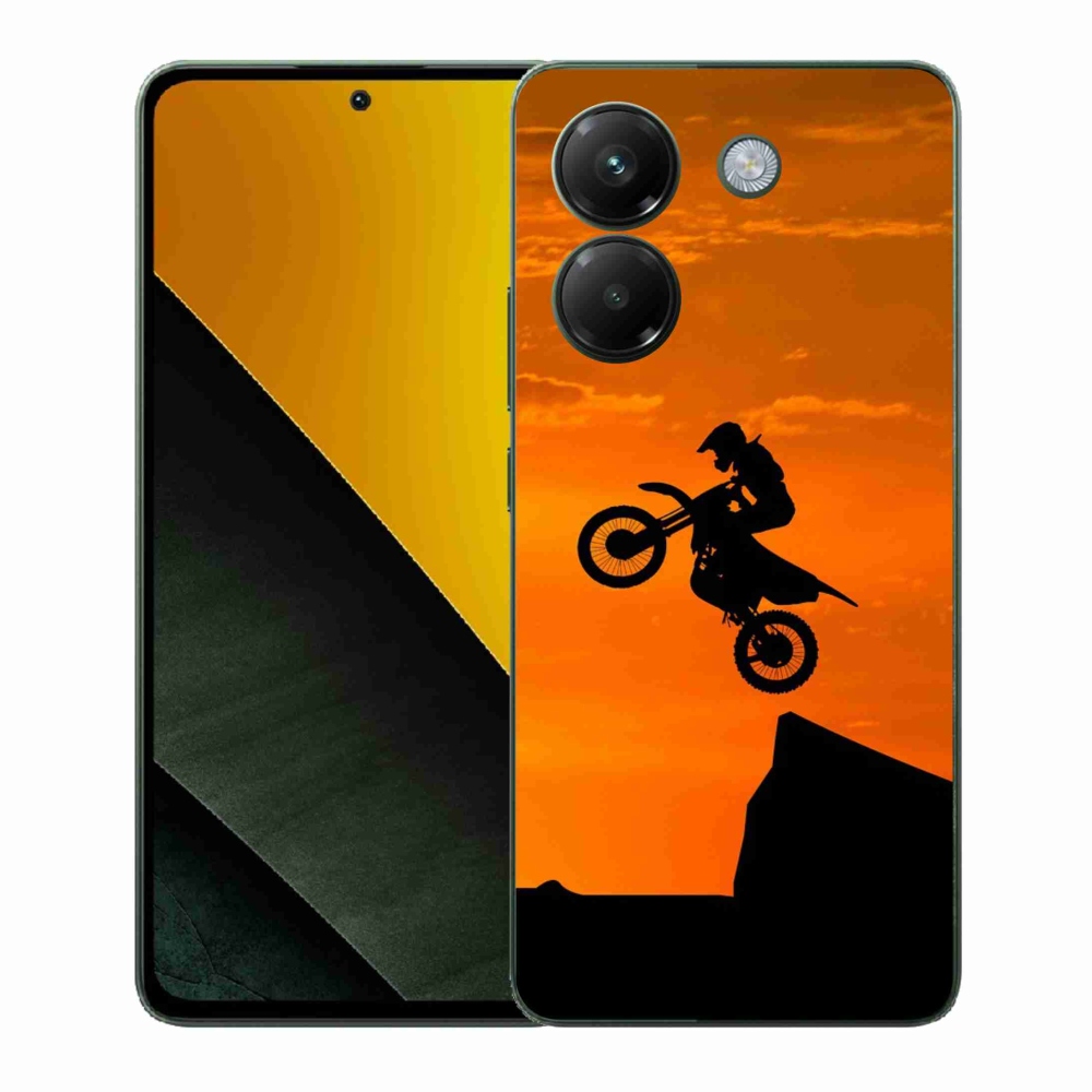 Gelový kryt mmCase na Xiaomi Poco M7 Pro 5G - motocross