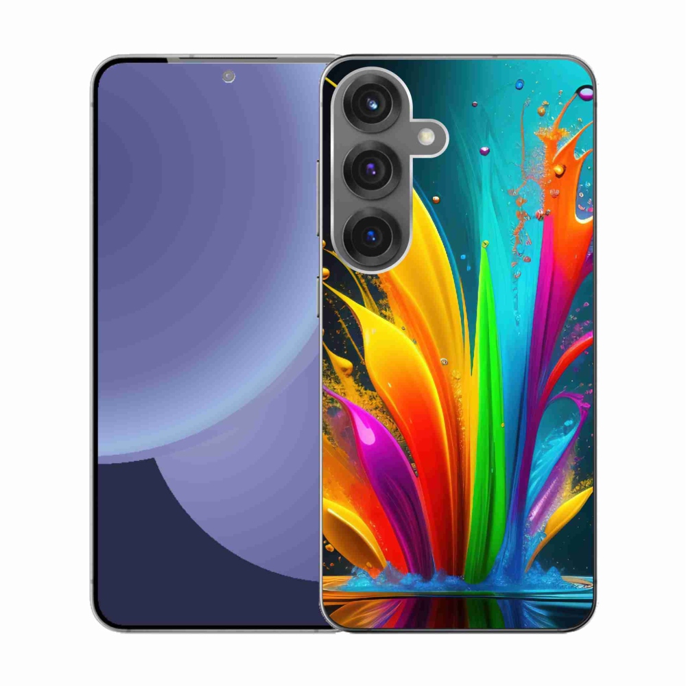 Gelový kryt mmCase na Samsung Galaxy S25 - abstraktní motiv 1