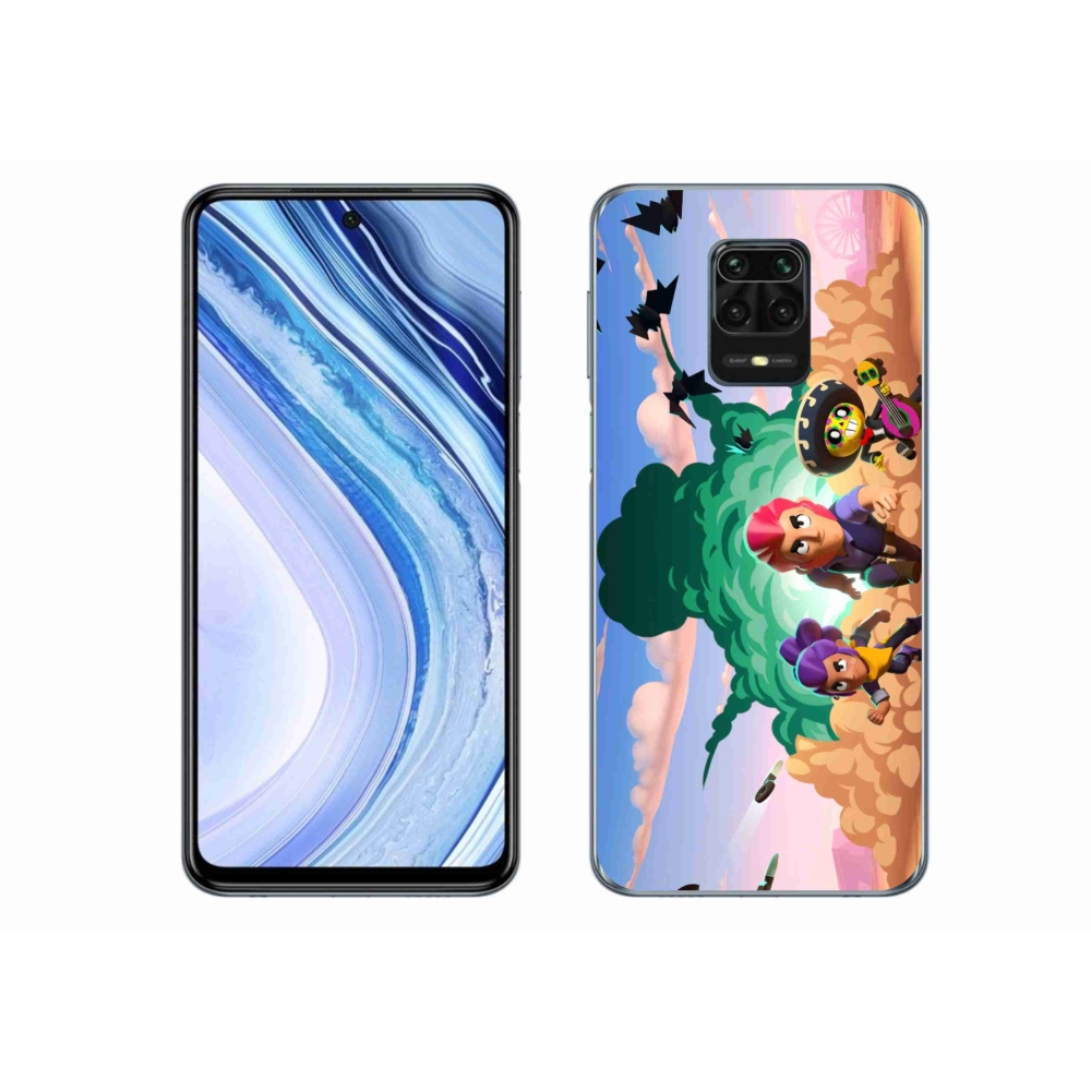 Gelový kryt mmCase na Xiaomi Redmi Note 9 Pro - brawl stars