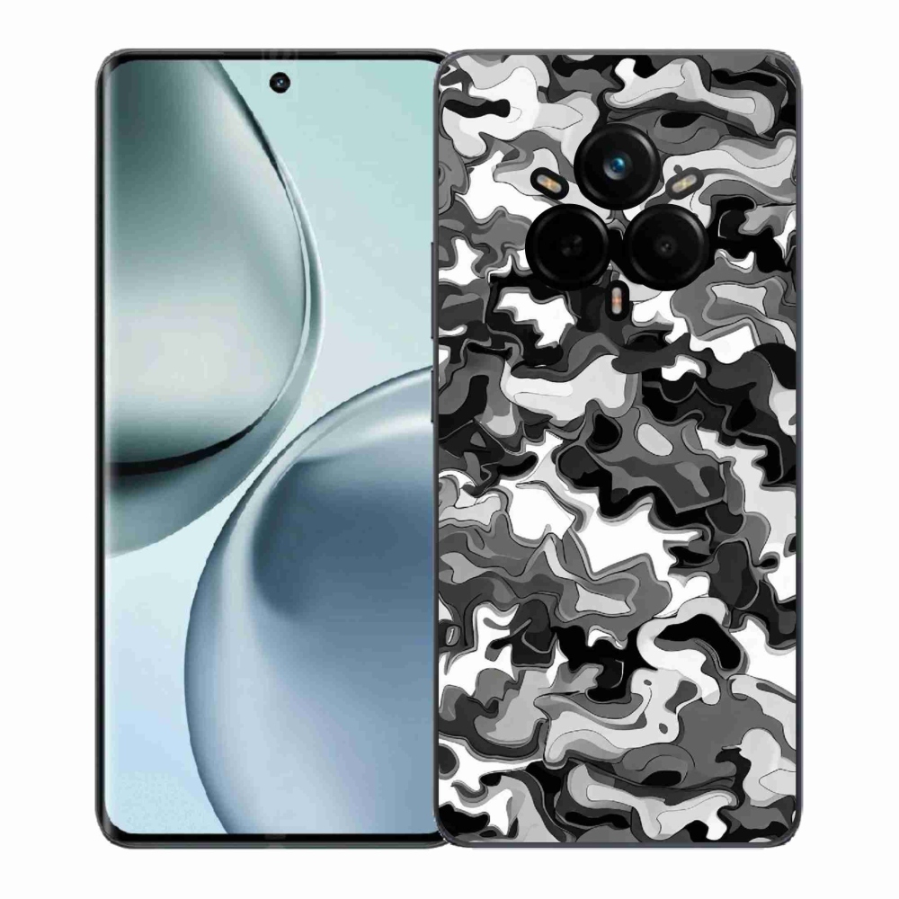 Gelový kryt mmCase na Realme 14 Pro+ 5G - maskáčový vzor 3