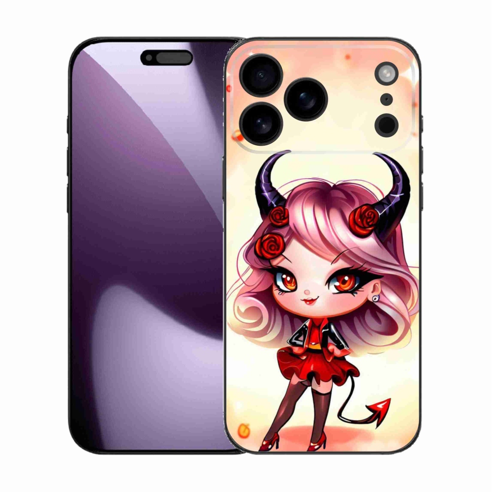 Gelový kryt mmCase na iPhone 17 Pro Max - kreslená čertice