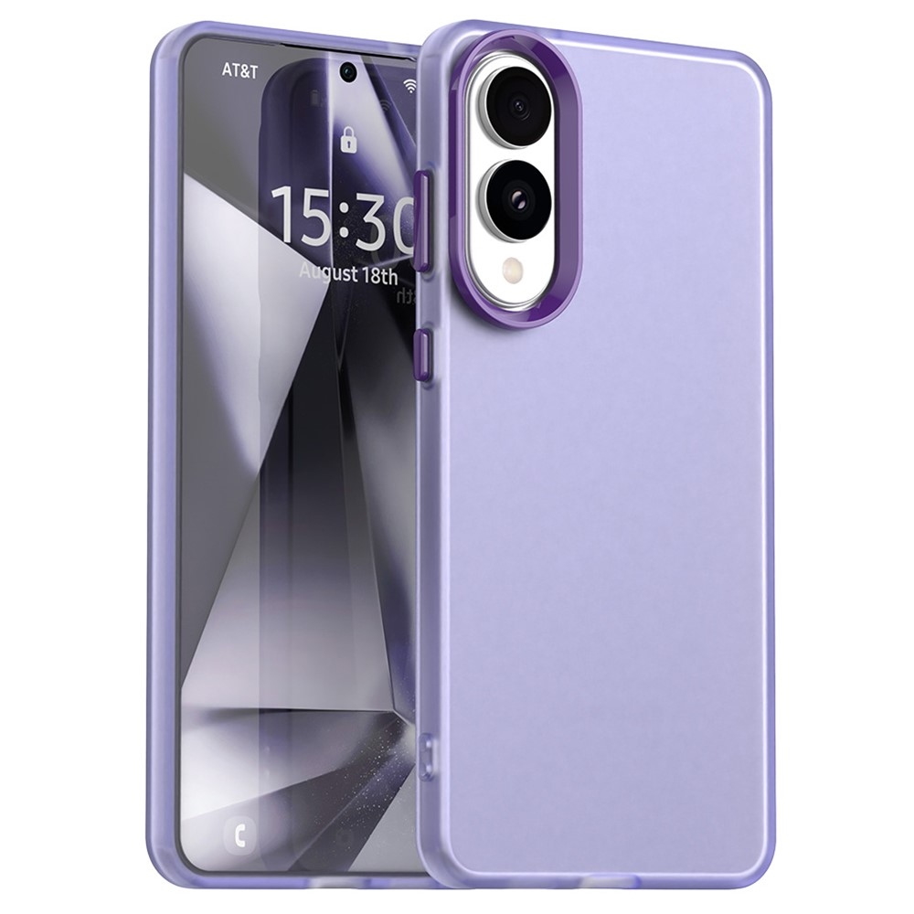 Candys matný gelový obal na Samsung Galaxy S25 Edge - fialový