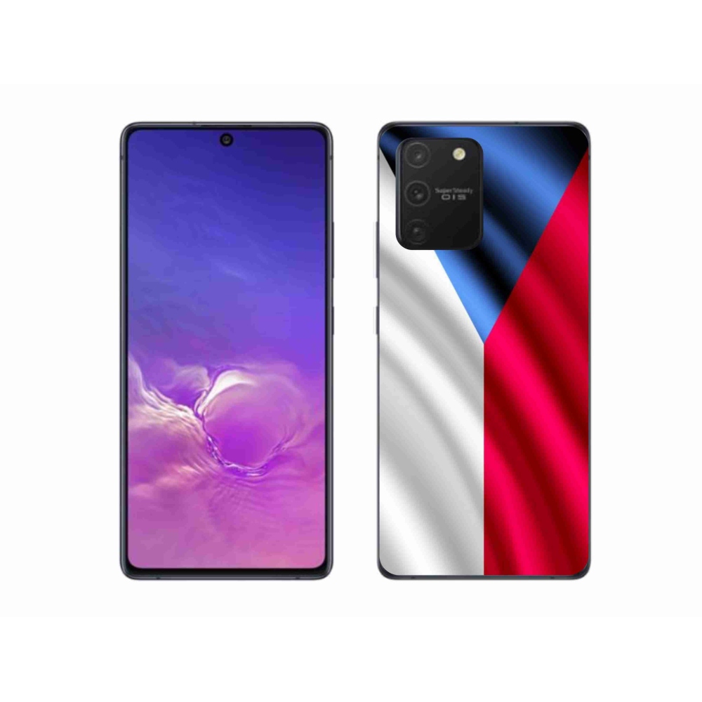 Gelový kryt mmCase na mobil Samsung Galaxy S10 Lite - česká vlajka