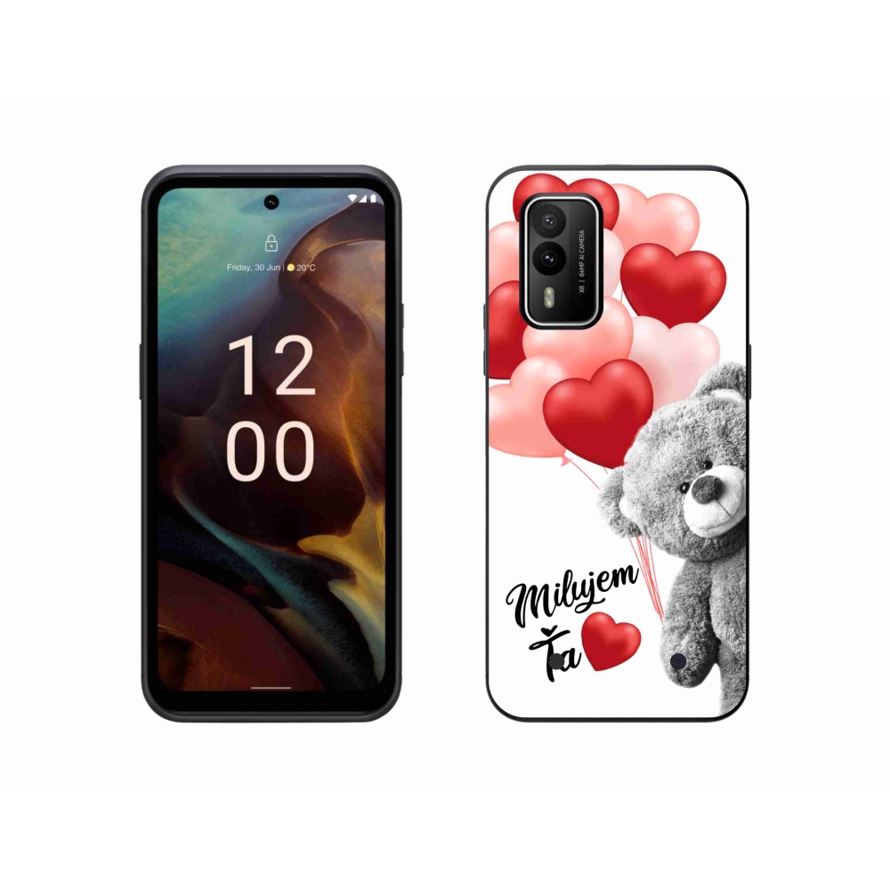 Gelový obal mmCase na Nokia XR21 - milujem Ťa sk