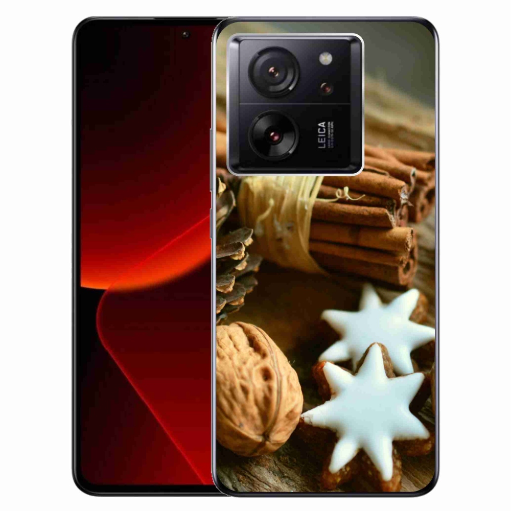 Gelový kryt mmCase na Xiaomi 13T/13T Pro - skořice a perníčky