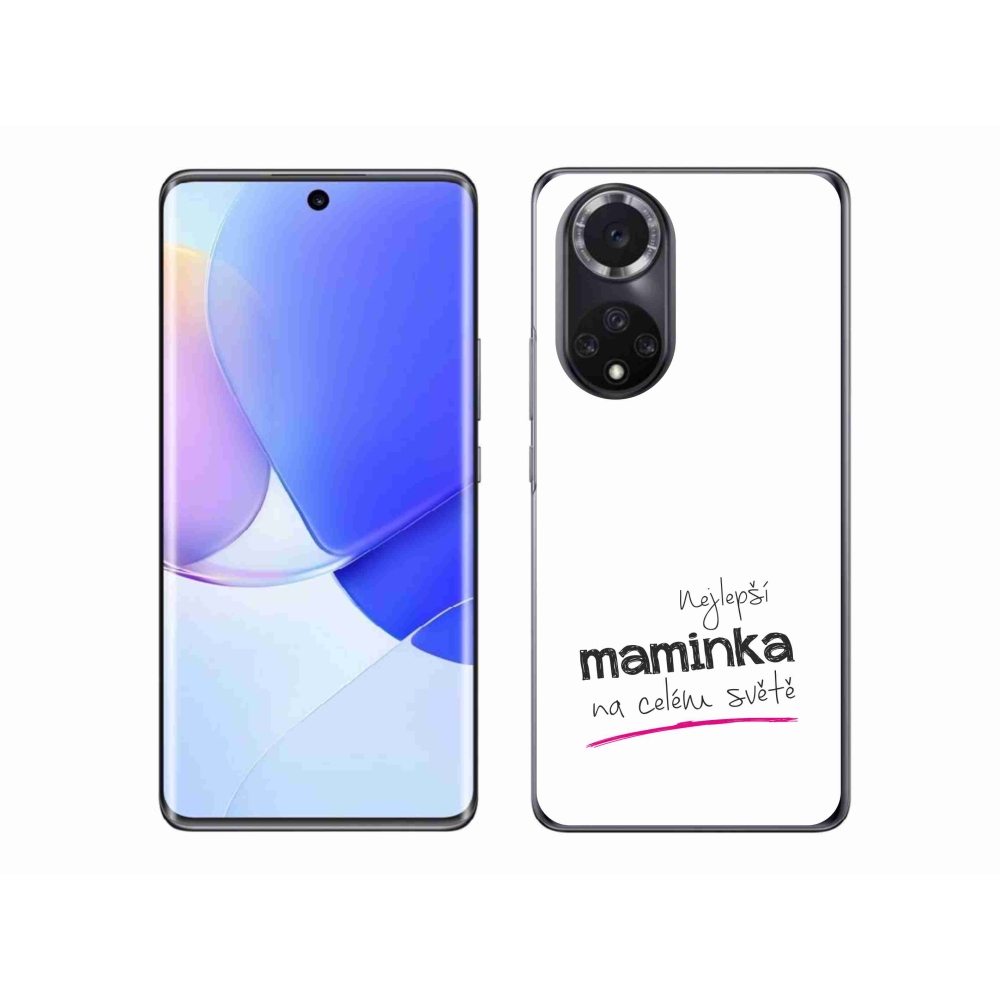 Gelový kryt mmCase na Honor 50 - nejlepší maminka 4 bílé pozadí