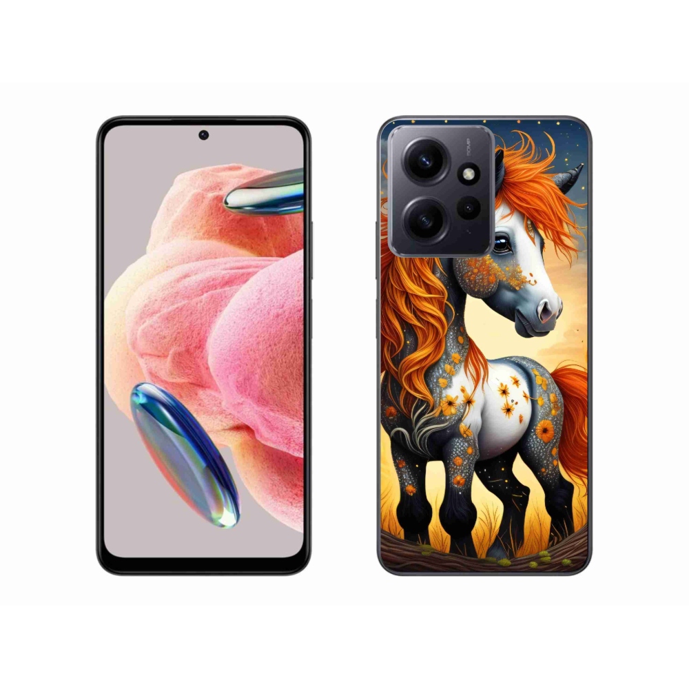 Gelový kryt mmCase na Xiaomi Redmi Note 12 4G - barevný poník
