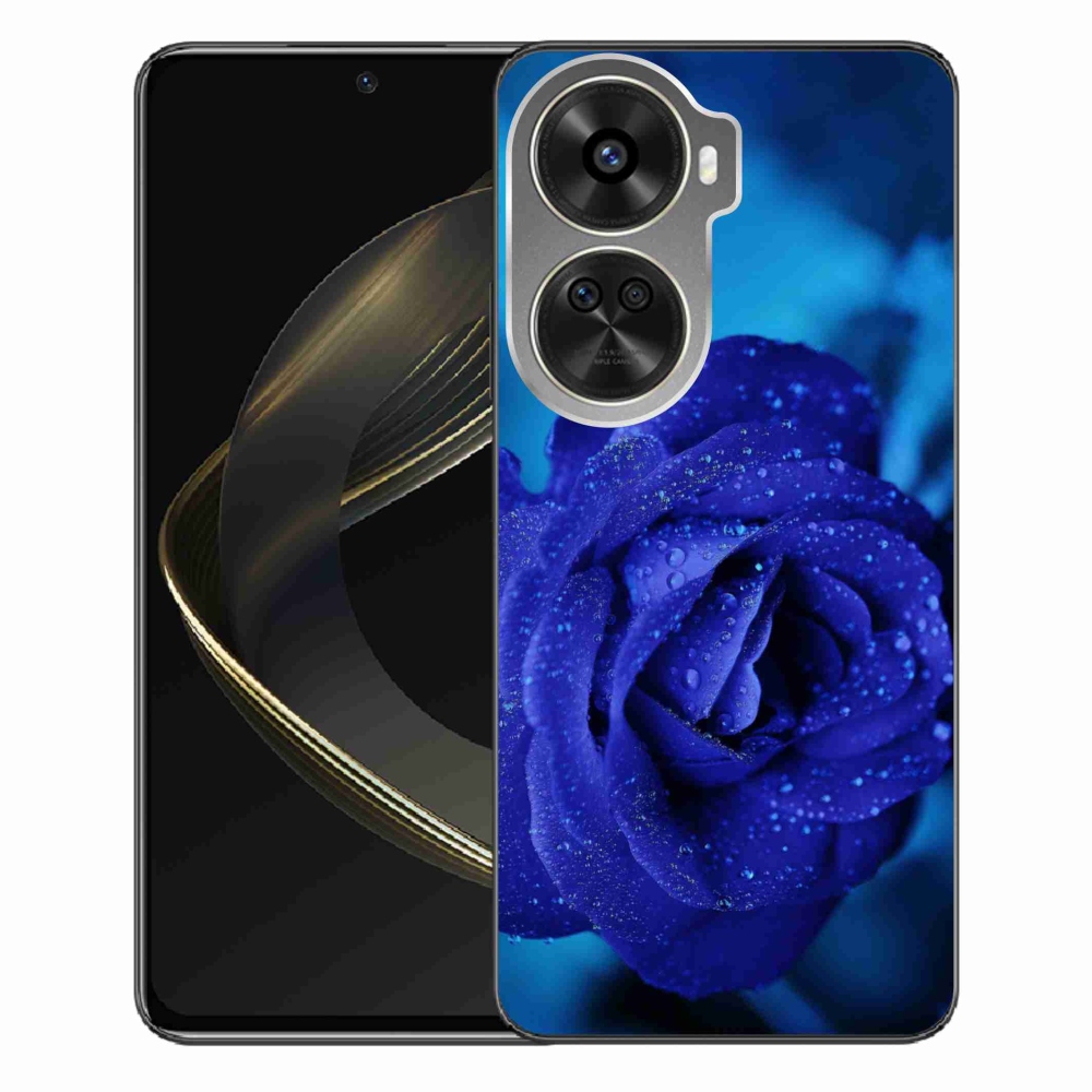 Gelový obal mmCase na Huawei Nova 12 SE - modrá růže