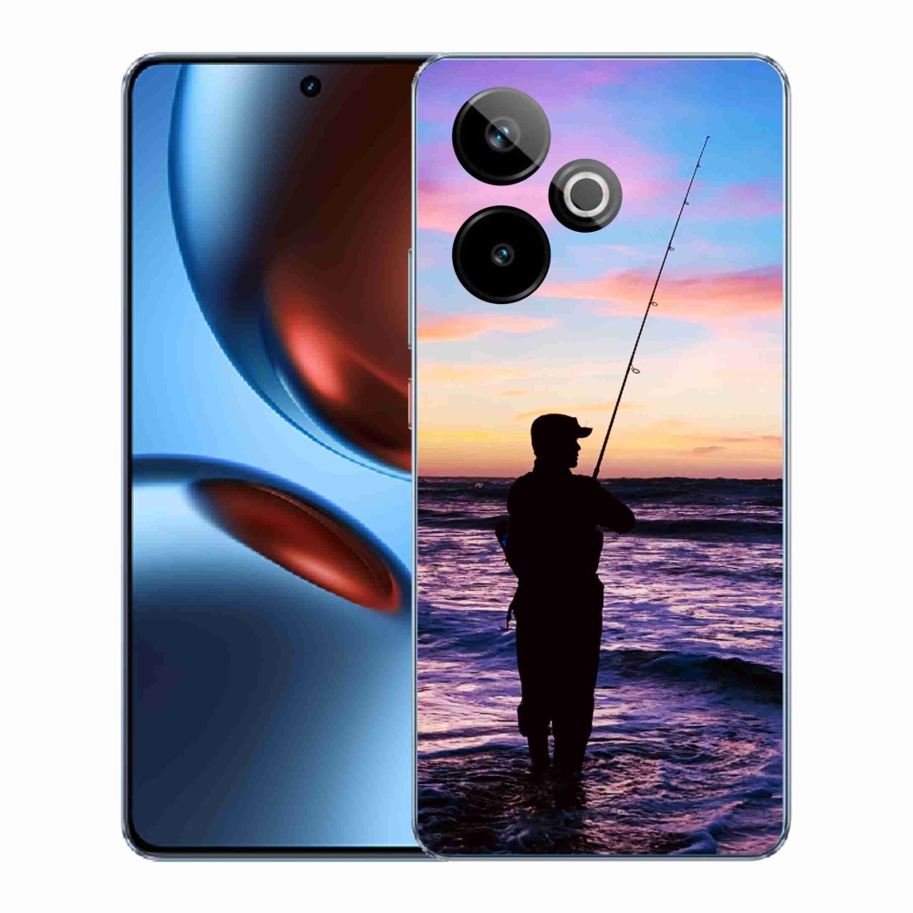 Gelový kryt mmCase na Realme GT 7 5G/GT 7T 5G - rybaření 1