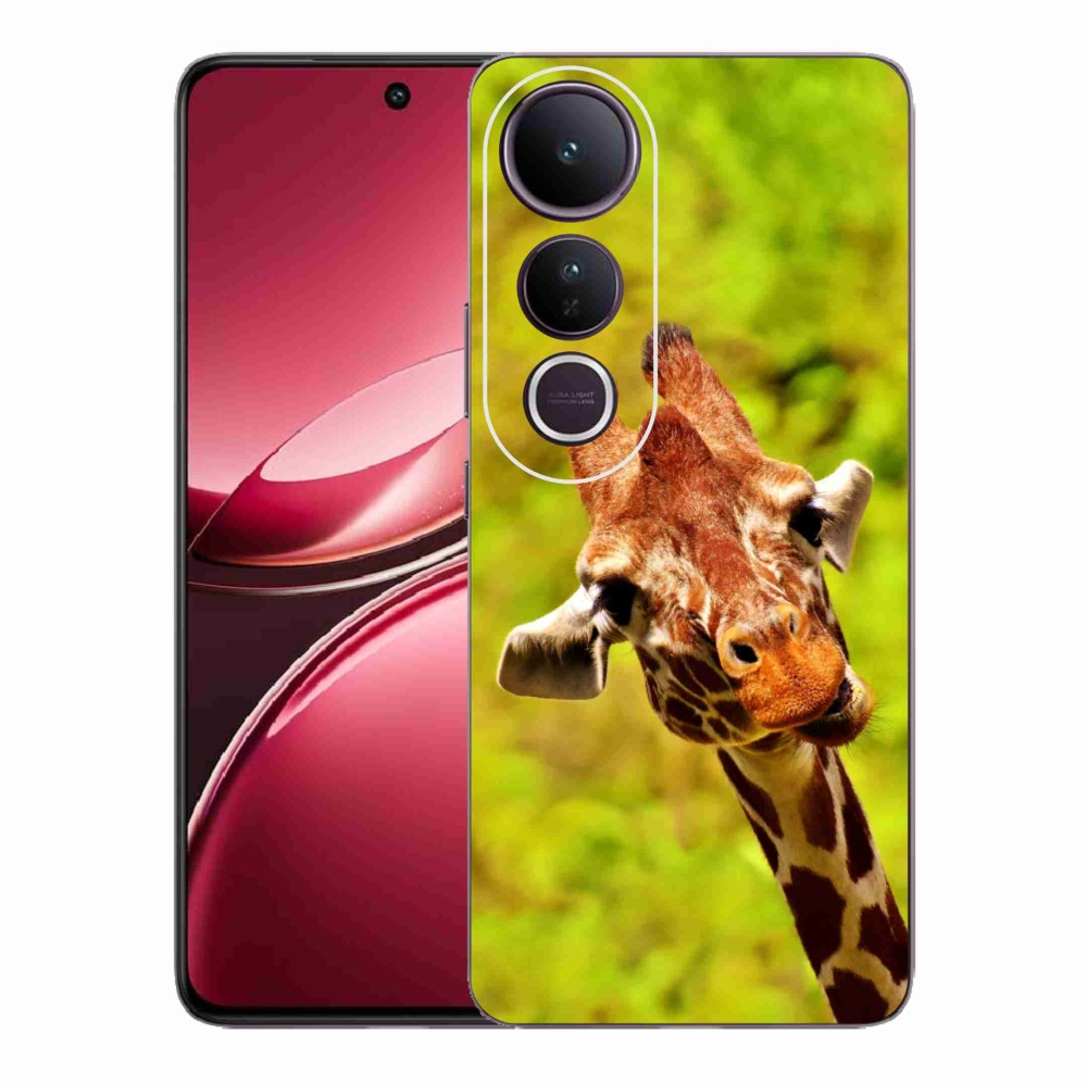 Gelový kryt mmCase na Vivo V50 Lite 4G/5G - žirafa