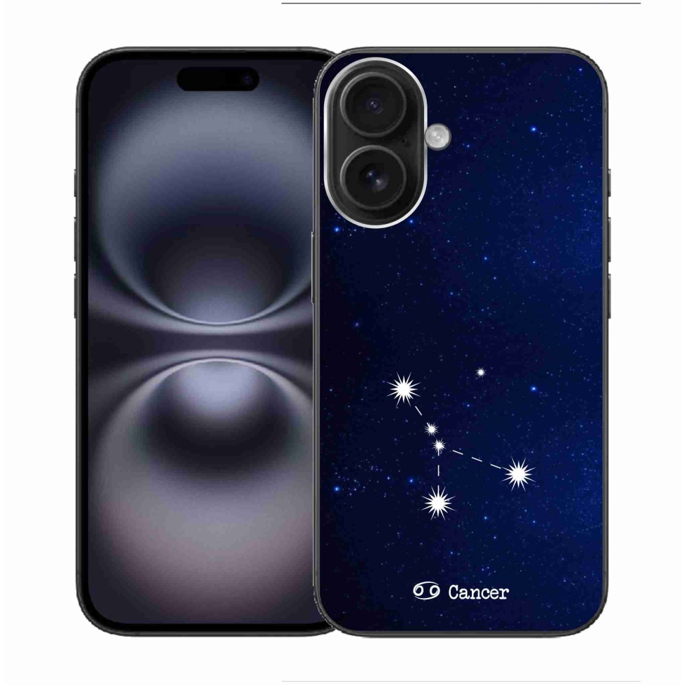 Gelový kryt mmCase na iPhone 16 - souhvězdí Raka