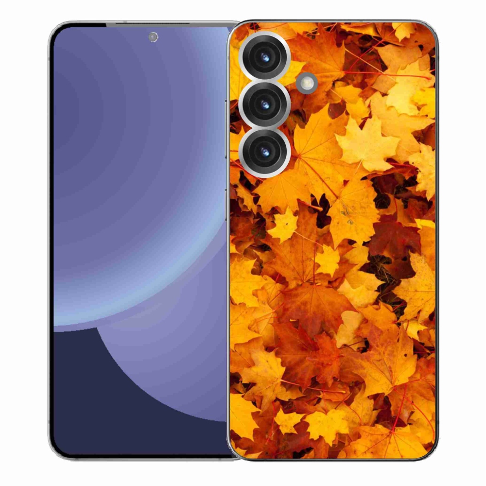 Gelový kryt mmCase na Samsung Galaxy S25+ - javorové listy