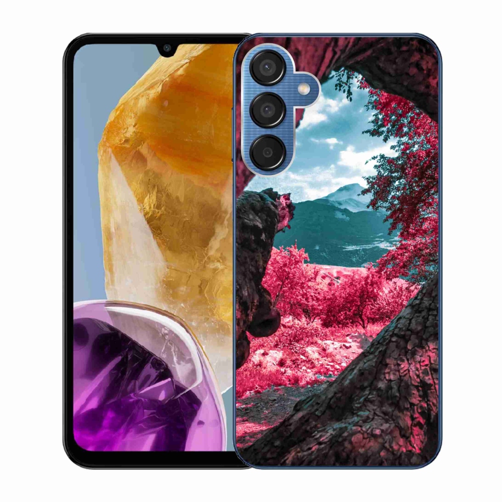Gelový kryt mmCase na Samsung Galaxy M15 5G - výhled na hory
