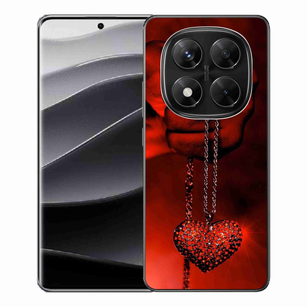 Gelový kryt mmCase na Xiaomi Redmi Note 14 Pro 5G/Poco X7 5G - náhrdelník