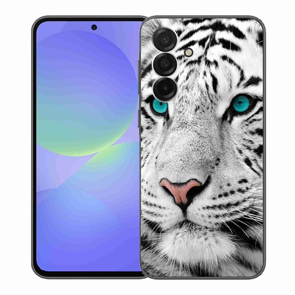 Gelový kryt mmCase na Samsung Galaxy A36 5G - bílý tygr