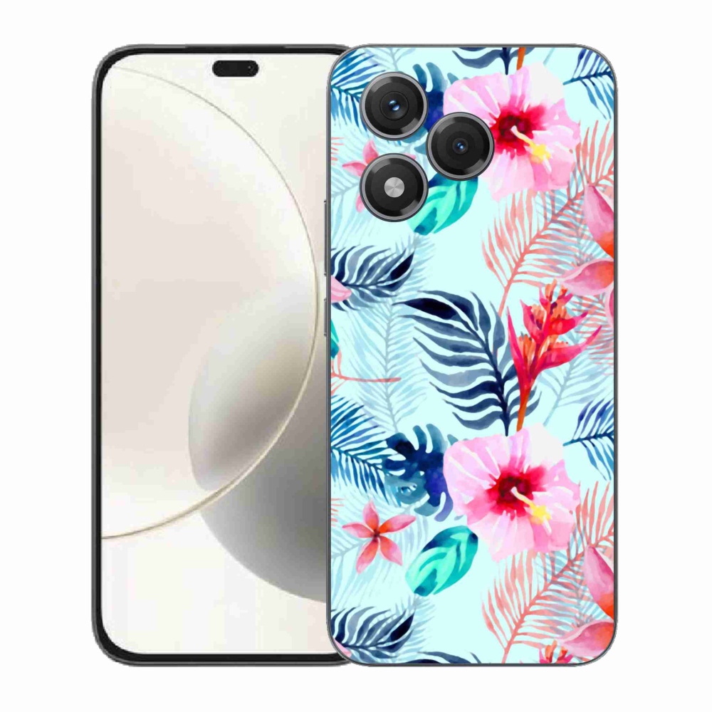 Gelový kryt mmCase na Honor 400 Lite - květiny