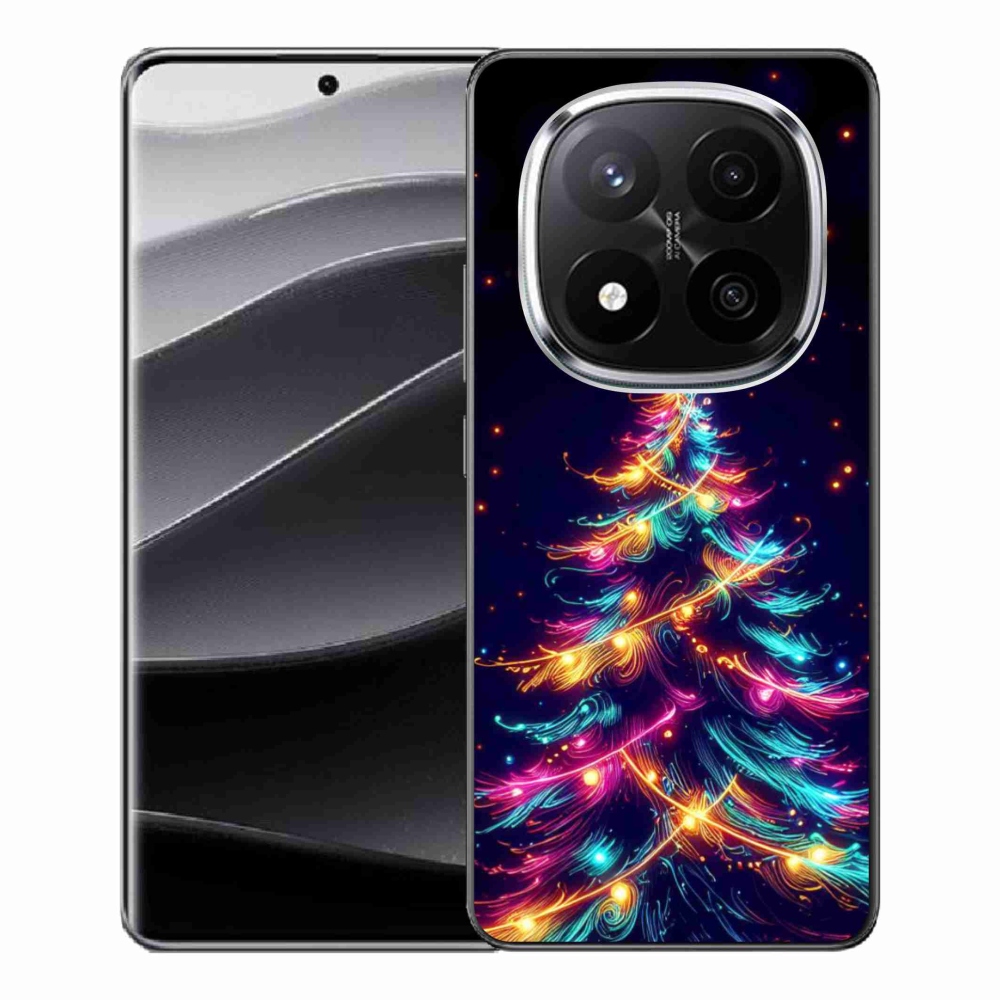 Gelový kryt mmCase na Xiaomi Redmi Note 14 Pro+ 5G - neonový vánoční stromek