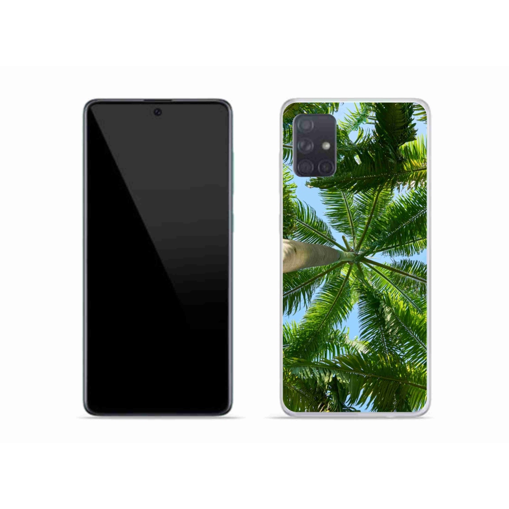 Gelový kryt mmCase na Samsung Galaxy A51 - palmy