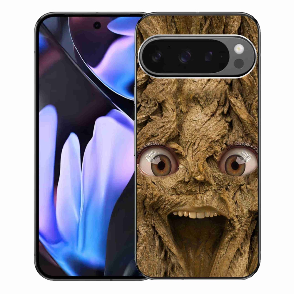 Gelový kryt mmCase na Google Pixel 9 Pro XL - veselý strom s očima