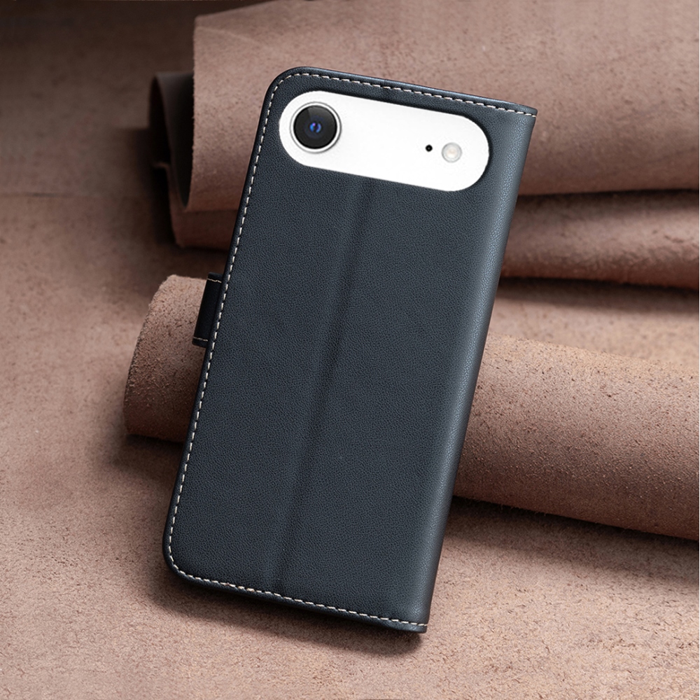 BNF knížkové pouzdro na mobil iPhone 17 Air - černé