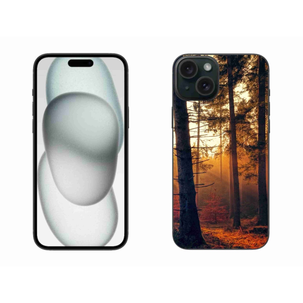 Gelový obal mmCase na iPhone 15 Plus - les