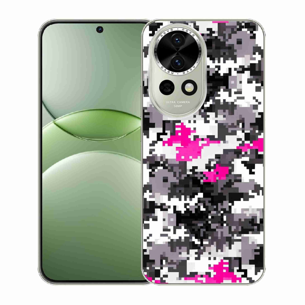 Gelový kryt mmCase na Huawei Nova 13 5G - maskáčový vzor 4
