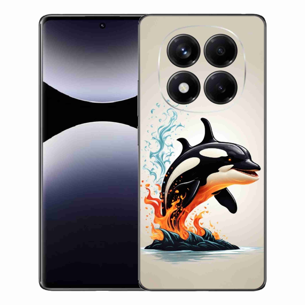 Gelový kryt mmCase na Xiaomi Redmi Note 14 Pro - kosatka