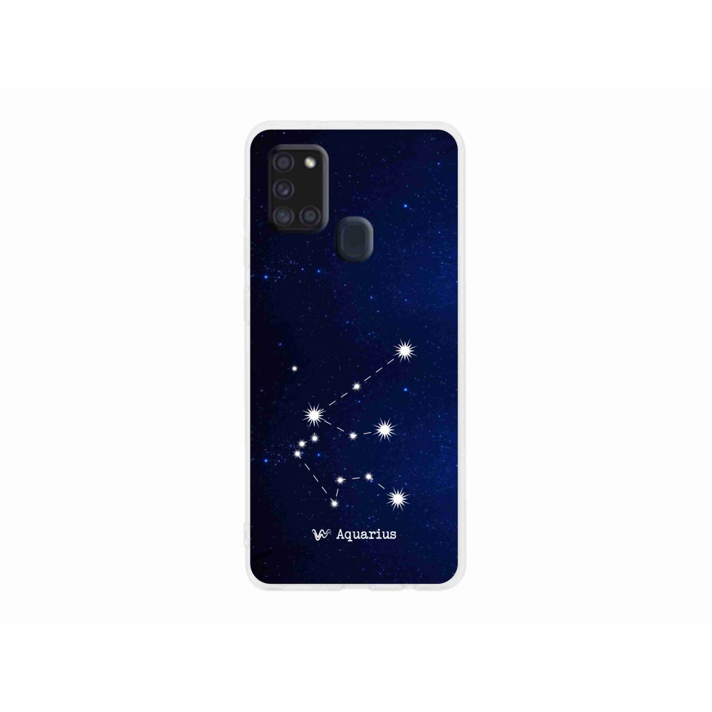 Gelový kryt mmCase na Samsung Galaxy A21s - souhvězdí Vodnáře