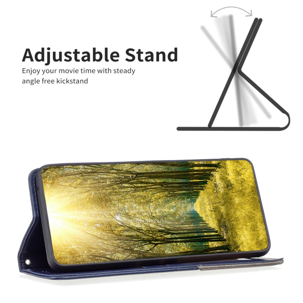 Triangle knížkové pouzdro na Xiaomi Redmi Note 13 Pro 4G/Poco M6 Pro - modré