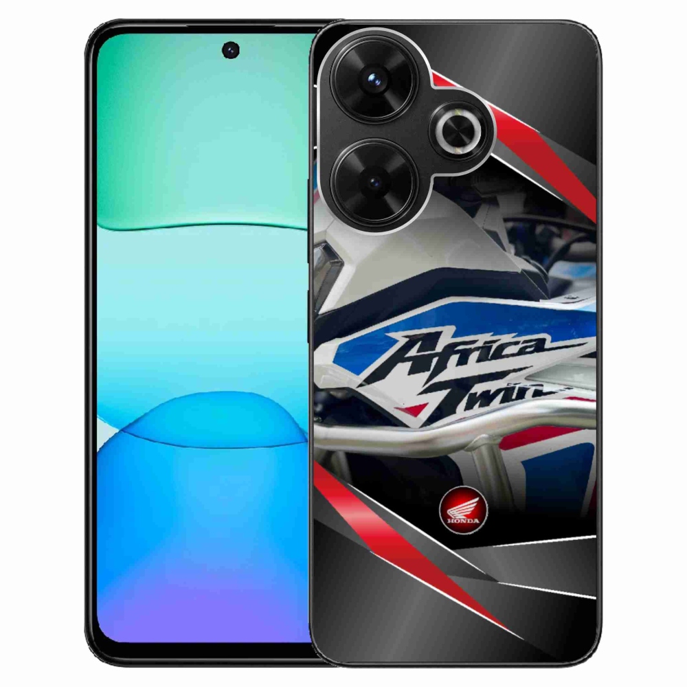 Gelový kryt mmCase na Xiaomi Redmi 13 4G/Poco M6 4G  - motorka honda