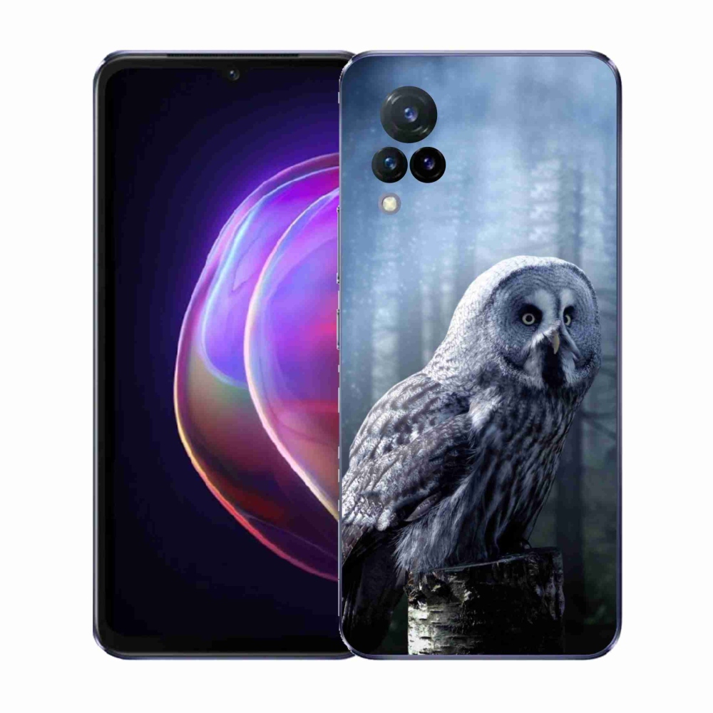 Gelový kryt mmCase na Vivo V21 4G/5G - sova