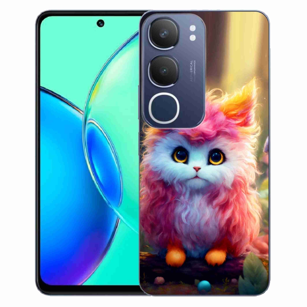 Gelový kryt mmCase na Vivo Y19s - roztomilé kotě 5