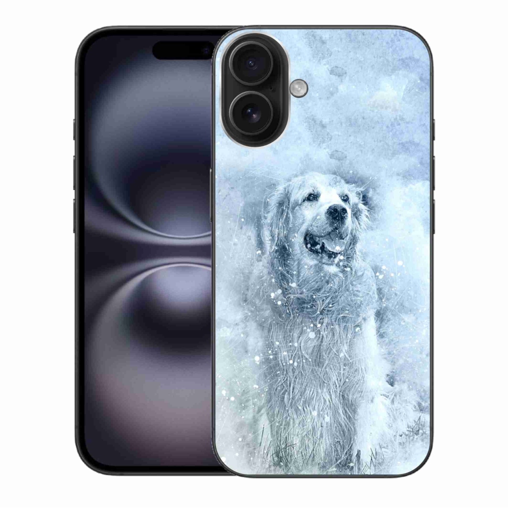 Gelový obal mmCase na iPhone 16 Plus - retrívr