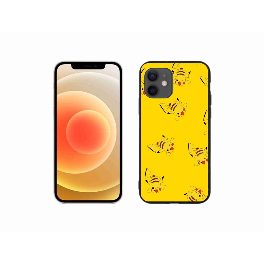 Gelový kryt mmCase na iPhone 12 mini - pikachu