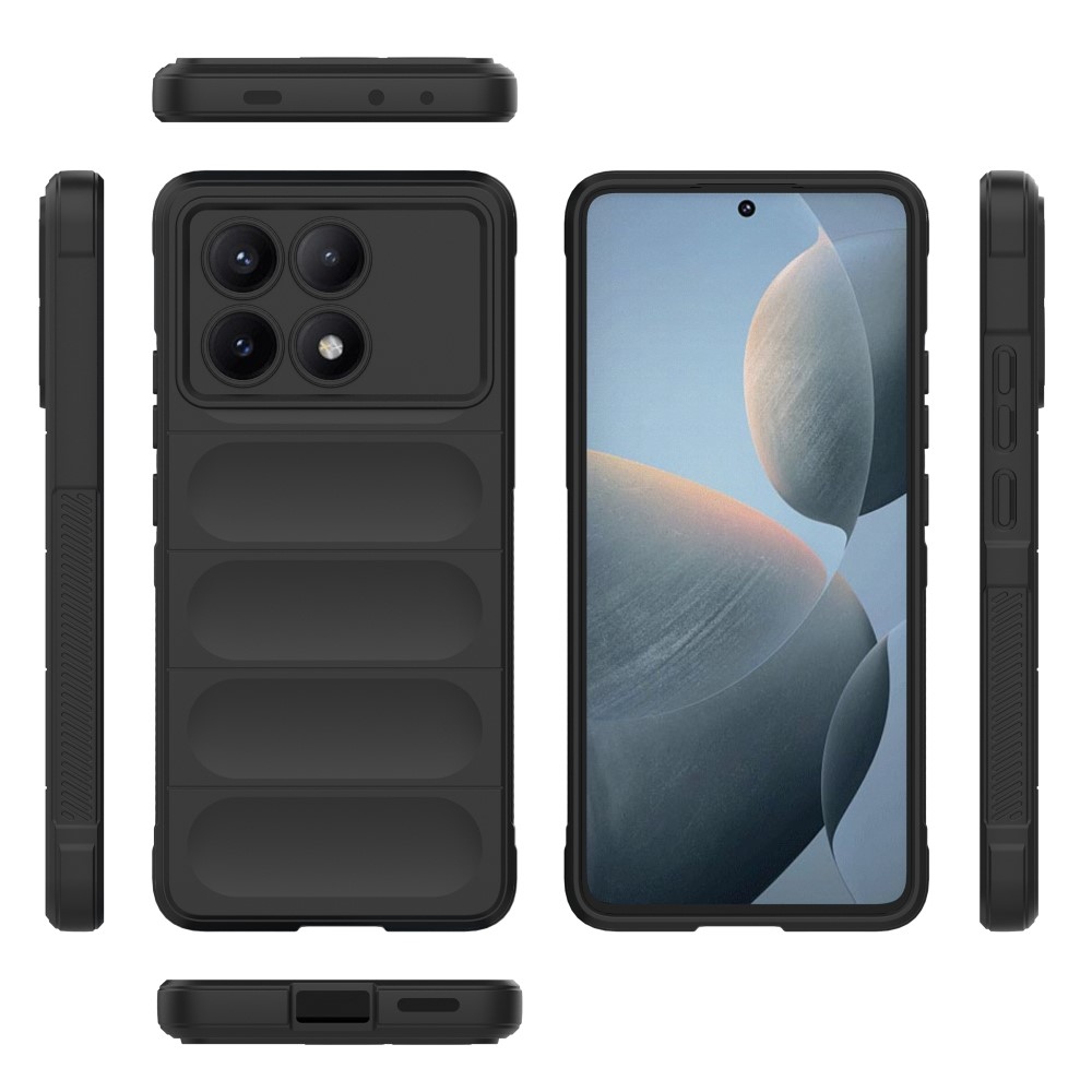 Rugg odolný gelový obal na Xiaomi Poco X6 Pro 5G - černý